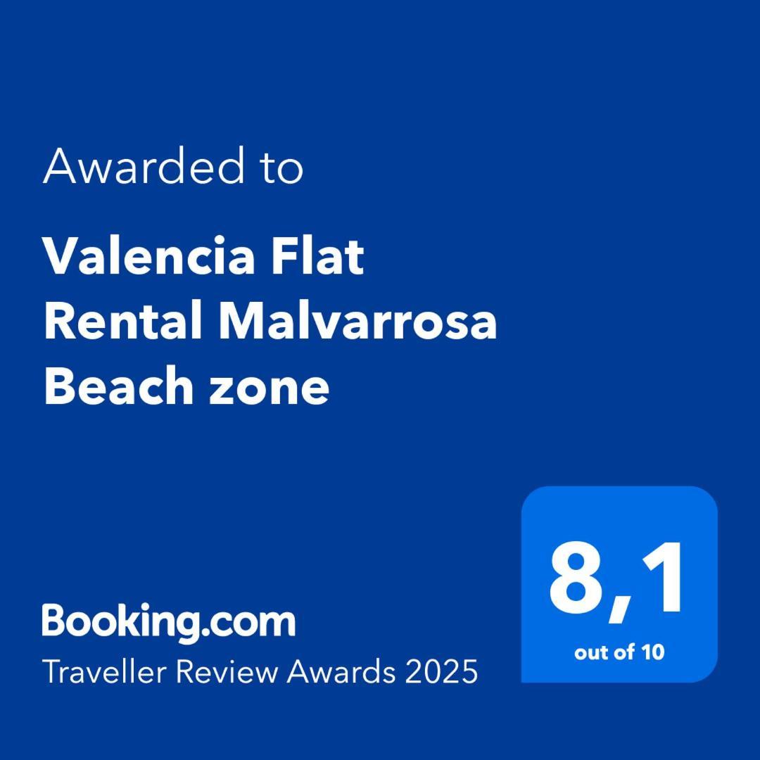 Valencia Flat Rental Malvarrosa Beach Zone Exterior photo